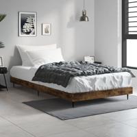 Bedframe zonder matras hout gerookt eikenkleurig 90x190 cm - thumbnail