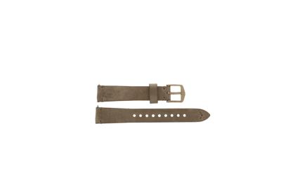 Horlogeband Fossil ES4335 Leder Beige 16mm