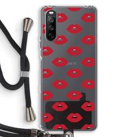 Lips: Sony Sony Xperia 10 III Transparant Hoesje met koord