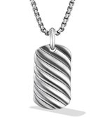 David Yurman pendentif Sculpted Cable en argent - thumbnail