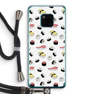 Sushi time: Huawei Mate 20 Pro Transparant Hoesje met koord