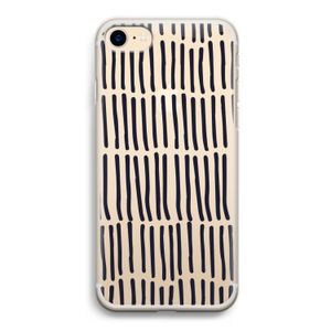Moroccan stripes: iPhone 7 Transparant Hoesje