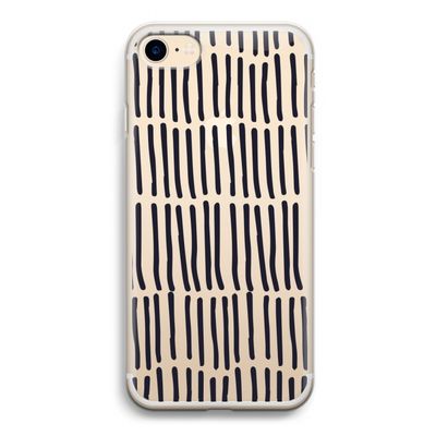 Moroccan stripes: iPhone 7 Transparant Hoesje