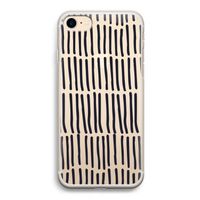 Moroccan stripes: iPhone 7 Transparant Hoesje