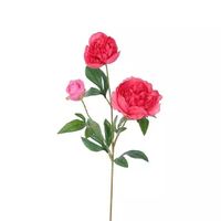 Pioenroos Tak Beauty 67 cm kunstplant - Buitengewoon de Boet