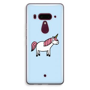 Eenhoorn: HTC U12+ Transparant Hoesje