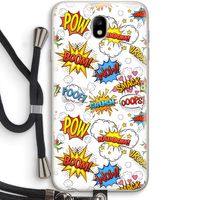 Pow Smack: Samsung Galaxy J7 (2017) Transparant Hoesje met koord
