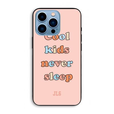 Cool Kids Never Sleep: iPhone 13 Pro Max Biologisch afbreekbaar hoesje