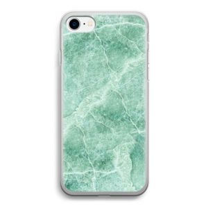 Groen marmer: iPhone SE 2020 Transparant Hoesje