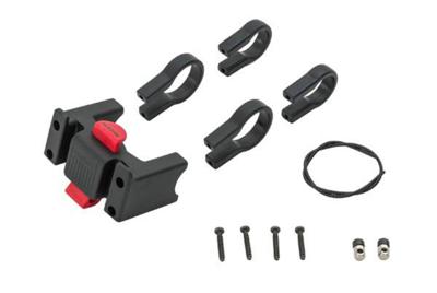 Newlooxs stuurhouder klickfix ø22-26+ø31,8mm klemmen zwart
