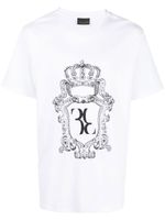 Billionaire t-shirt en coton à logo imprimé - Blanc