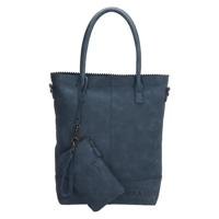 Zebra Trends - Natural Bag Shopper met Rits - Jeans Blue Zebra Trends - Natural Bag Shopper met Rits - Jeans Blue