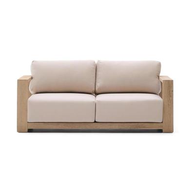Kave Home Ambra 2-zitsbank acaciahout
