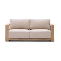 Kave Home Ambra 2-zitsbank acaciahout
