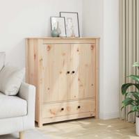 Hoge kast 83x41,5x100 cm massief grenenhout