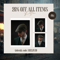 Heather Highland Pet | Harris Tweed | Klassieke Flat Cap | Groen | Peaky Blinders