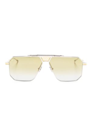 T Henri Eyewear lunettes de soleil à monture carrée - Métallisé