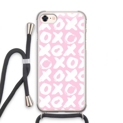 XOXO: iPhone 8 Transparant Hoesje met koord