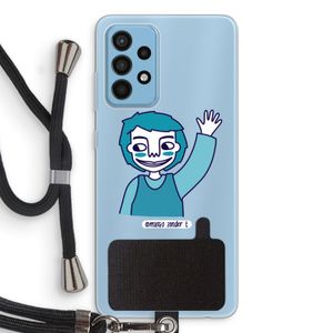 Zwaai: Samsung Galaxy A52 Transparant Hoesje met koord