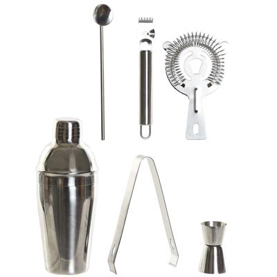 ITEM Cocktailshaker - set 6-delig - RVS - 550 ml - vaatwasserbestendig