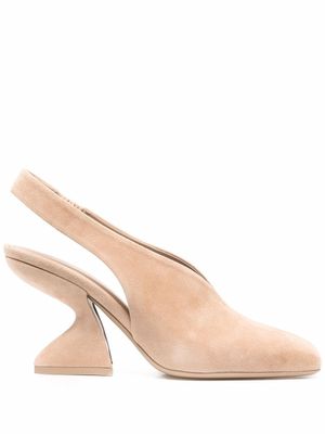 Ferragamo escarpins à talon F 100 mm - Tons neutres