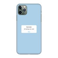 Reminder: Volledig geprint iPhone 11 Pro Max Hoesje