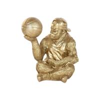 Decoratieve figuren Home ESPRIT Gouden Gorilla 54 X 46 X 60,5 CM