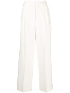 AMI Paris pantalon évasé à taille haute - 185 IVORY