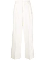 AMI Paris pantalon évasé à taille haute - 185 IVORY