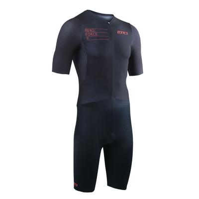 Zone3 Aeroforce X II trisuit korte mouw zwart heren