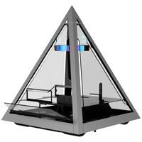 AZZA Pyramid 804 Tower PC-behuizing Zwart, Grijs, Transparant - thumbnail