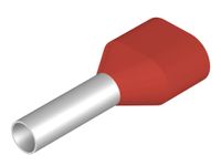Weidmüller 9018540000 Dubbele adereindhulzen 1 mm² Deels geïsoleerd Rood 500 stuk(s)
