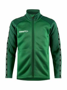 Craft 1912730 Squad 2.0 Full Zip Jr - Team Green/Ivy - 158/164