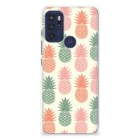 Motorola Moto G60s | Siliconen Case | Ananas
