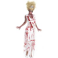 Bloederige prom queen jurk 44-46 (L)  - - thumbnail