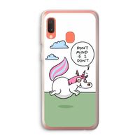 Unicorn: Samsung Galaxy A20e Transparant Hoesje