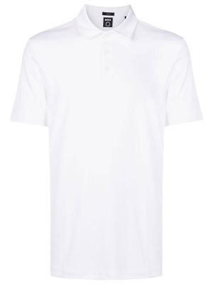 BOSS chemise en coton biologique à logo imprimé - Blanc