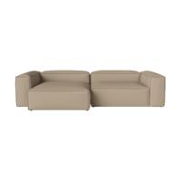 Bolia Cosima 3-zits bank 300 cm chaise longue links Vilme dark beige
