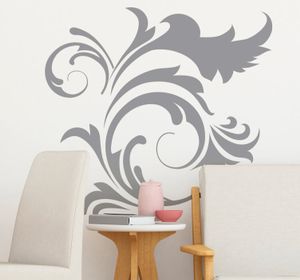 Muursticker Bloemen Lijnen