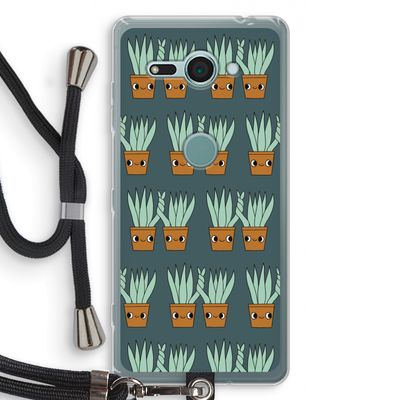 Sansevieria: Sony Xperia XZ2 Compact Transparant Hoesje met koord