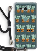 Sansevieria: Sony Xperia XZ2 Compact Transparant Hoesje met koord