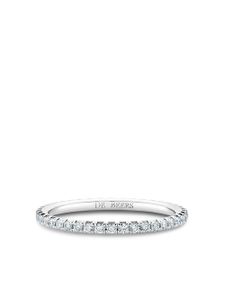 DE BEERS anneau Aura Eternity en or 18ct serti de diamants - Argent