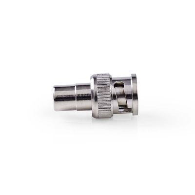 Nedis BNC-Adapter | BNC Male | RCA Female | Zilver | 10 Stuks | 1 stuks - CVGP01941ME CVGP01941ME