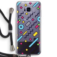 8-bit N°8: Samsung Galaxy S8 Plus Transparant Hoesje met koord