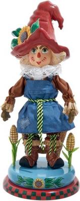 18 inch holly wood scarecrow nutcracker - Kurt s adler