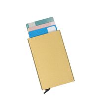 Justified Bags Justified Bags® Basic - Creditcardhouder - RFID - Card Protector - Gold/Sand