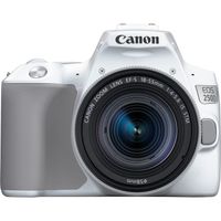 Canon EOS 250D + EF-S 18-55mm f/4-5.6 IS STM SLR camerakit 24,1 MP CMOS 6000 x 4000 Pixels Wit