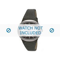 Horlogeband Boccia 3165-15 Leder Grijs 15mm - thumbnail