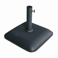 Marbueno Base Umbrella Vierkant Cement 45X45X7,3 cm 25KG Zwart Tuin, Zwembad, Terras