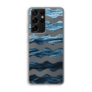 Oceaan: Samsung Galaxy S21 Ultra Transparant Hoesje